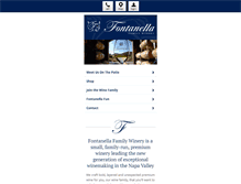 Tablet Screenshot of fontanellawinery.com